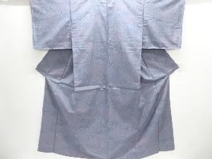 抽象模様織り出し手織り紬着物